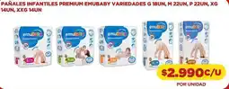 Comercial Castro Emubaby - panales infantilles premium embubaby oferta