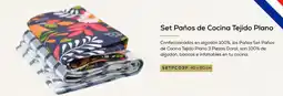 Albano Doral - set panos de cocina tejido plano oferta