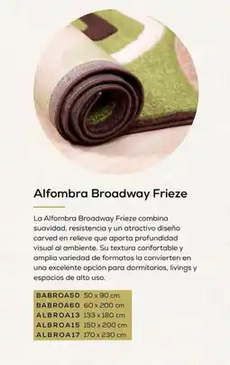 Albano Alfombra broadway frieze oferta