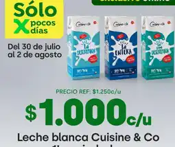 Jumbo Cuisine&co - leche blanca oferta