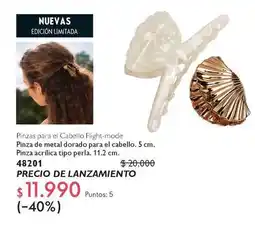 Oriflame Metal - pinzas para el cabello fight-mode oferta