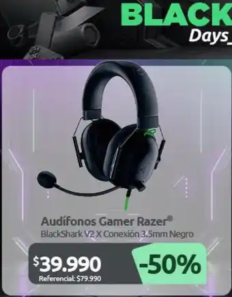 Audifonos gamer razer