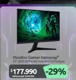 PC Factory Samsung - monitor gamer oferta