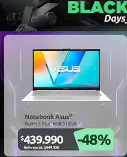 PC Factory Asus - notebook oferta