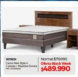 Multicentro Rosen - cama new style 4 oferta