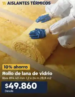 Construmart Rollo de lana de vidrio oferta