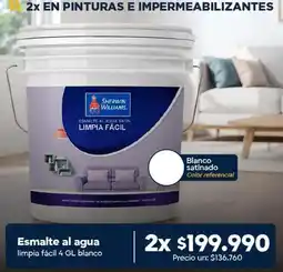 Construmart Williams - esmalte al agua oferta