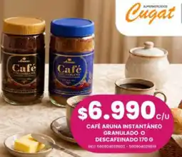 Cugat Aruna - cafe instantaneo granulado o descafeinado oferta