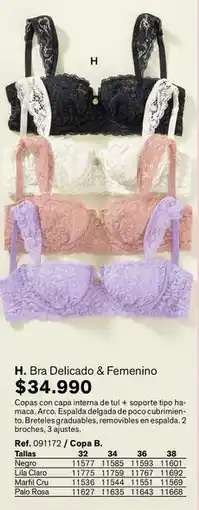 Leonisa Bra delicado & femenino oferta