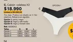 Leonisa Perla - calzon colales x2 oferta
