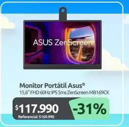 PC Factory Asus - monitor portátil oferta