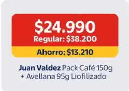 Lider Juan valdez - café 150g + avellana 95g liofilizado oferta