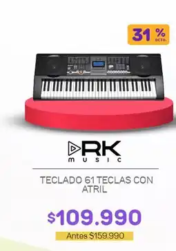 Casa Royal Teclado 61 teclas con atril oferta