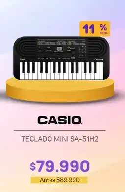 Casa Royal Casio - teclado mini sa-51h2 oferta