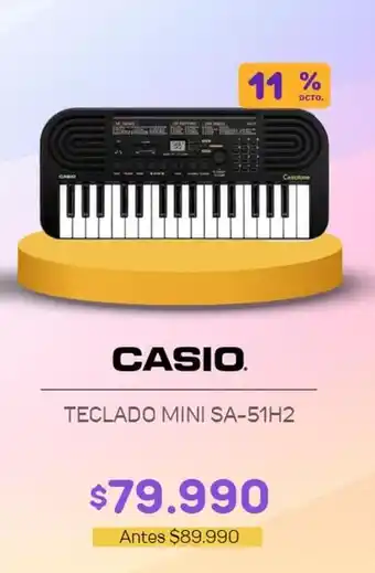 Casio - teclado mini sa-51h2