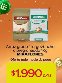 Tottus Miraflores - arroz grado 1 largo oferta