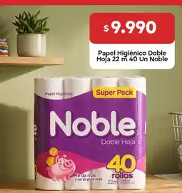 Super Bodega a Cuenta Noble - papel higiénico hoja 22 m 40 un oferta