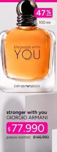 Ripley Giorgio armani - stronger with you oferta