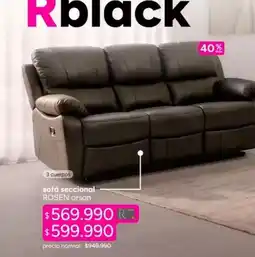 Ripley Rosen - sofá seccional oferta