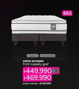 Ripley Flex - cama europea majesty graf oferta
