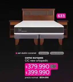 Ripley Cic - cama europea new ortopedic oferta