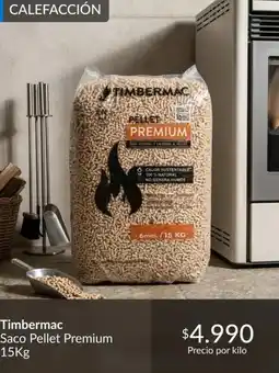 Constructor Sodimac Timbermac saco pellet premium oferta