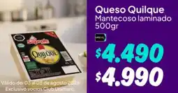 Unimarc Soprole - queso mantecoso laminado oferta
