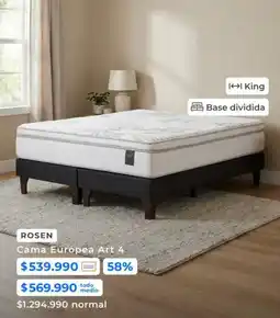 Paris Rosen - cama edropa art 4 oferta