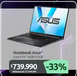 PC Factory Asus - notebook oferta
