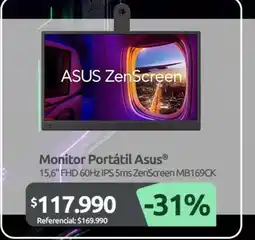 PC Factory Asus - monitor portátil oferta