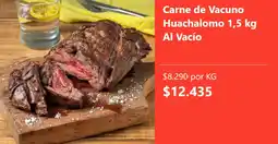 Super Bodega a Cuenta Al vacío carne de vacuno huachalomo oferta