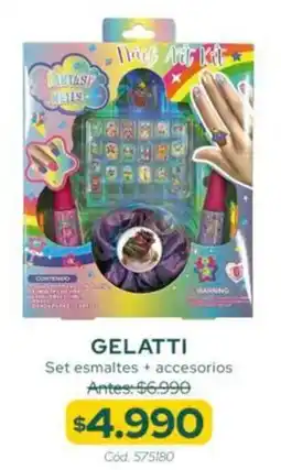 Cruz Verde Gelatti set esmaltes + accesorios oferta
