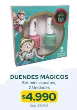 Cruz Verde Duendes mágicos set mini esmaltes oferta