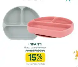 Cruz Verde Infanti plato con divisiones oferta
