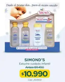 Cruz Verde Simond's estuche cuidado infantil oferta
