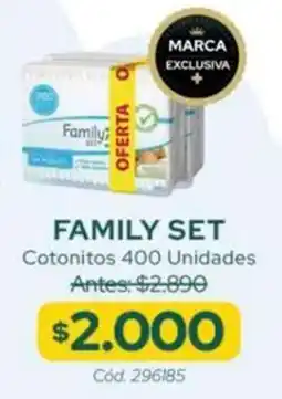 Cruz Verde Family set cotonitos oferta