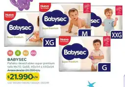 Cruz Verde Babysec pañales desechables super premium oferta