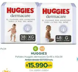 Cruz Verde Huggies pañales dermacare oferta