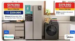 Lider Hisense - refrigerador side by side+10kg oferta