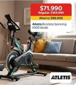 Lider Atletis bicicleta spinning oferta