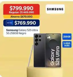 Lider Samsung - galaxy s25 ultra 5g 256gb negro oferta