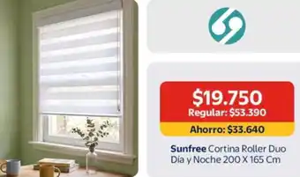 Duo - sunfree cortina roller