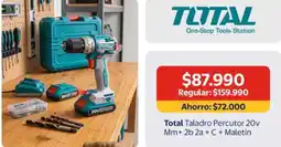 Lider Toal taladro percutor 20v mm+ 2b 2a + c + maletin oferta