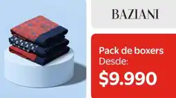 Lider Pack de boxers oferta