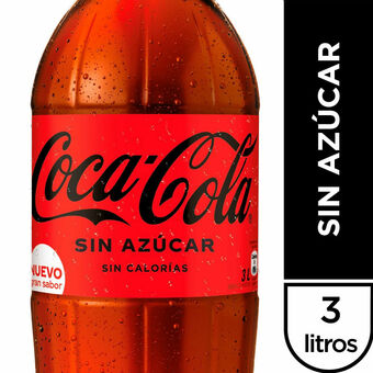 Unimarc Bebida Coca Cola sin azúcar desechable 3 L oferta