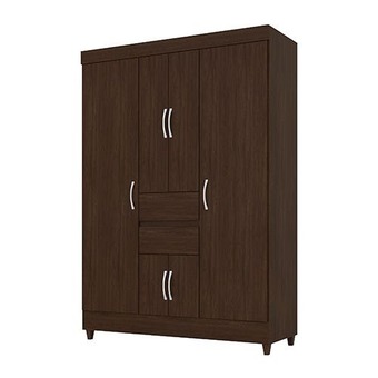Abc Closet 6 Puertas 2 Cajones Niza Café oferta