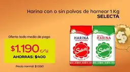 Tottus Selecta - harina con o sin polvos de hornear oferta