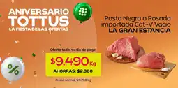 Tottus Tottus - posta negra o rosada importada cat-v vacio oferta