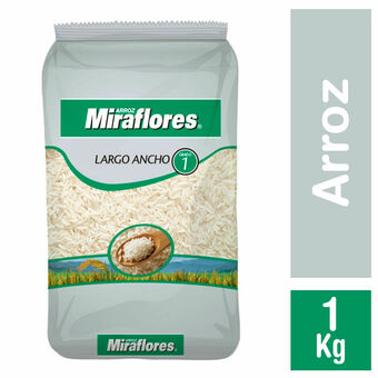 Unimarc Arroz Miraflores G1 largo ancho bolsa 1 Kg oferta