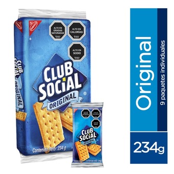 Unimarc Galletas saladas Club Social sabor original 234 g oferta